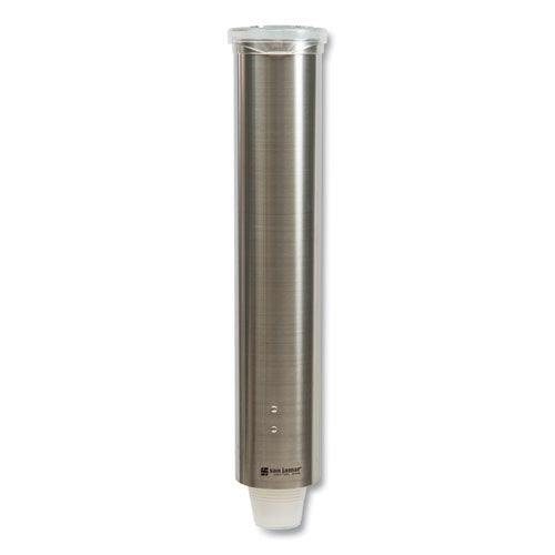 Image of San Jamar® C4150SS Small Pull-Type Water Cup Dispenser, For 5 Oz Cups, Stainless Steel