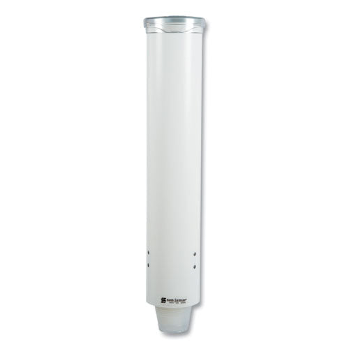 Image of San Jamar® C4160WH Small Pull-Type Water Cup Dispenser, For 5 Oz Cups, White