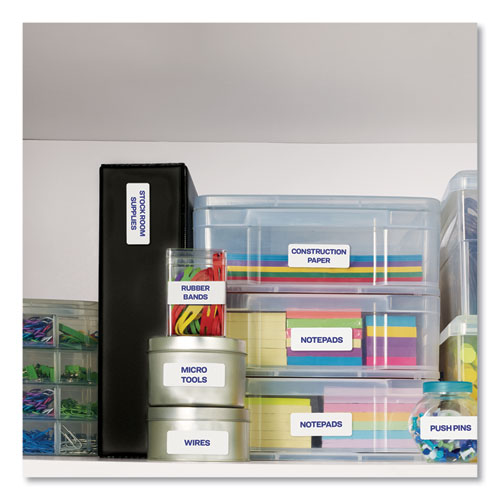 Image of Avery® 05961 Easy Peel White Address Labels W/ Sure Feed Technology, Laser Printers, 1 X 4, White, 20/sheet, 250 Sheets/box