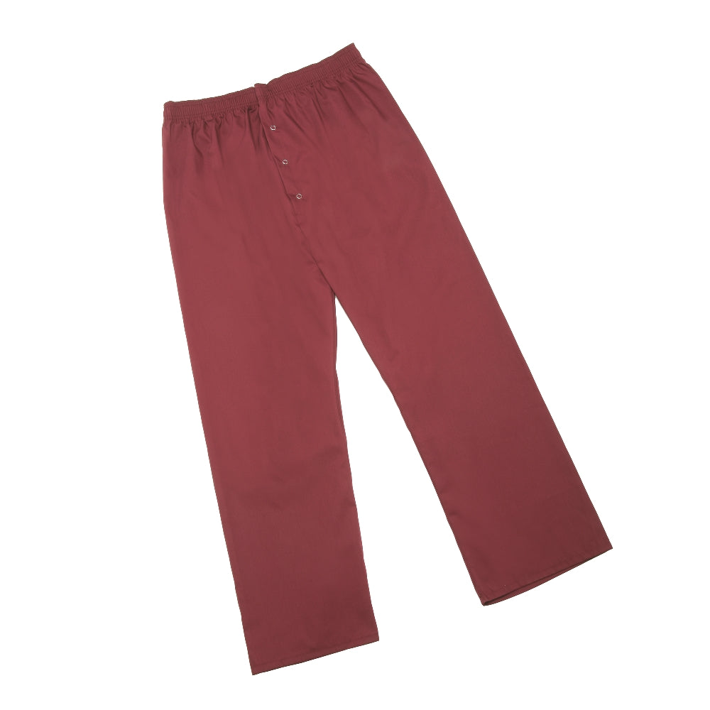 Image of Mens Pajama Bottom, Large - Cranberry