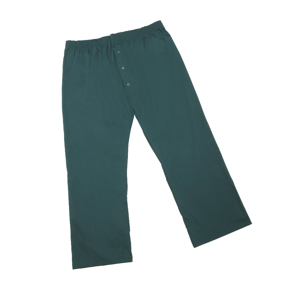 Image of Mens Pajama Bottom, 2XL - Hunter Green