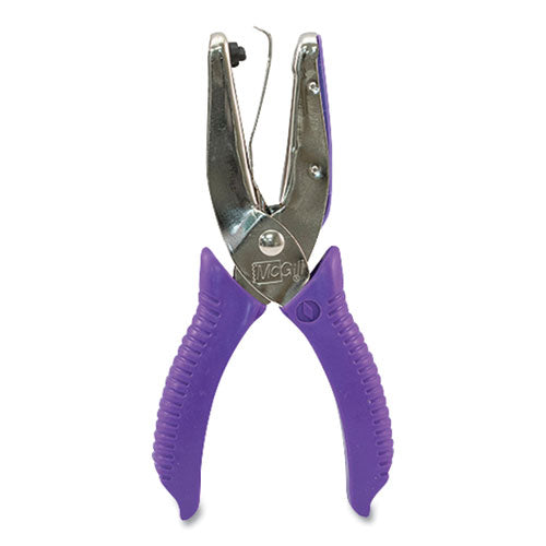 Image of McGill MCG52300C 15-Sheet Medium-Duty One-Hole Punch, Diamond Shape, Chrome