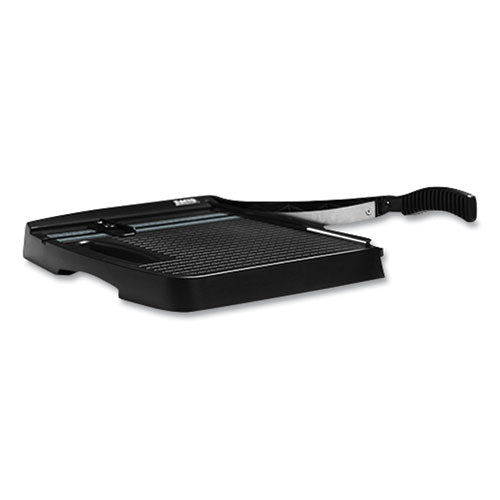 Image of X-ACTO® 26232 10-Sheet Guillotine Trimmer, 10 Sheets, 12" Cut Length, Plastic Base, 13 X 13