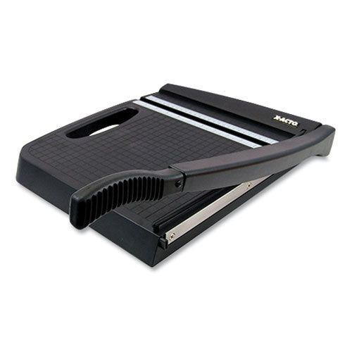 Image of X-ACTO® 26232 10-Sheet Guillotine Trimmer, 10 Sheets, 12" Cut Length, Plastic Base, 13 X 13