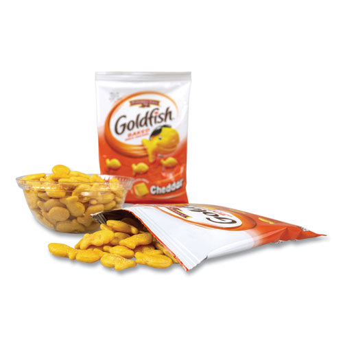 Image of Pepperidge Farm® 36787 Goldfish Crackers, Cheddar, 1.5 oz Bag, 30 Bags/Box
