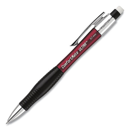 Image of Paper Mate® 1738798 Comfortmate Ultra Mechanical Pencil, 0.7 Mm, Hb (#2), Black Lead, Assorted Barrel Colors, Dozen