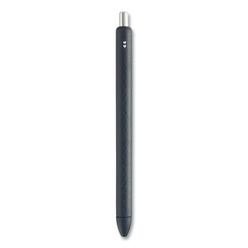 Image of Paper Mate® 1958856 InkJoy Gel Pen, Retractable, Medium 0.7 mm, Black Ink, Black/Smoke Barrel, 8/Pack