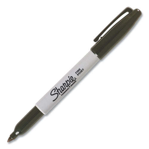 Image of Sharpie® 1812419 Fine Bullet Tip Permanent Marker, Black, Dozen