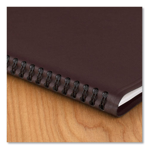 Image of AT-A-GLANCE® 7095050 Weekly Appointment Book, 11 x 8.25, Winestone Cover, 13-Month: Jan 2025 to Jan 2026