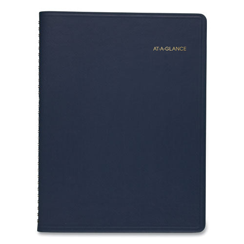 Image of AT-A-GLANCE® 7095020 Weekly Appointment Book, 11 x 8.25, Navy Cover, 13-Month: Jan 2026 to Jan 2027