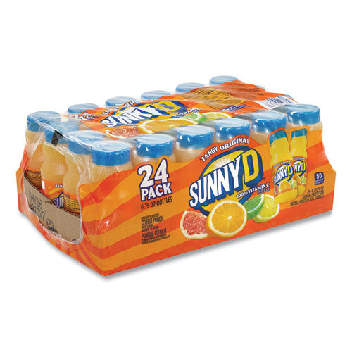 Image of SUNNY D® 1286 Tangy Original Orange Flavored Citrus Punch, 6.75 oz Bottle, 24/Carton