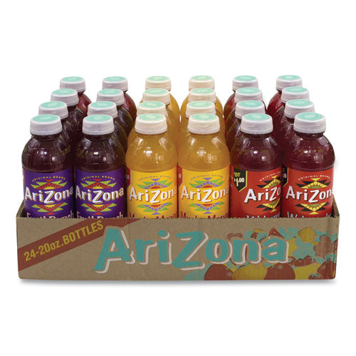Image of Arizona® 74213 Juice Variety Pack, Fruit Punch/Mucho Mango/Watermelon, 20 oz Bottle, 24/Carton