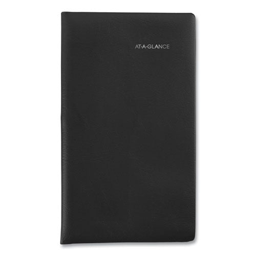 Image of AT-A-GLANCE® SK48-00 DayMinder Weekly Pocket Planner, 6 x 3.5, Black Cover, 12-Month (Jan to Dec): 2026