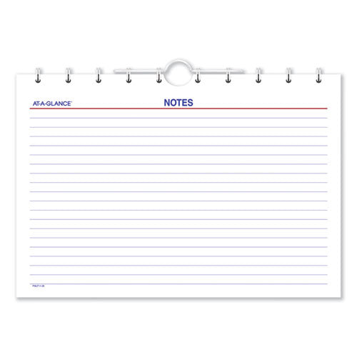 Image of AT-A-GLANCE® Move-A-Page Three-Month Wall Calendar, 12 x 27, White/Red/Blue Sheets, 15-Month: Dec 2025 to Feb 2027