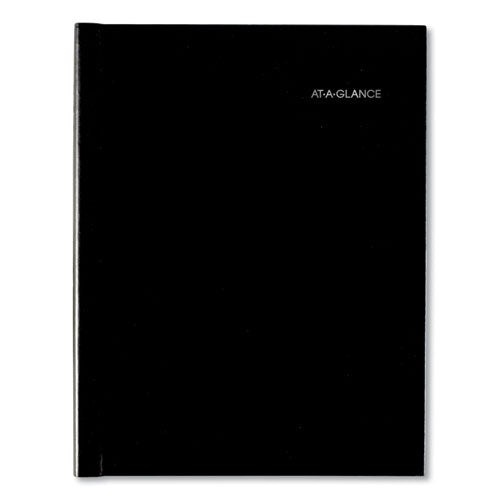 Image of AT-A-GLANCE® G520H00 DayMinder Hardcover Weekly Vertical-Column Format Appointment Book, 11 x 8, Black Cover, 12-Month (Jan to Dec): 2025