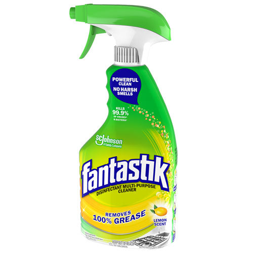 Image of Fantastik® 366094 Disinfectant Multi-Purpose Cleaner Lemon Scent, 32 Oz Spray Bottle