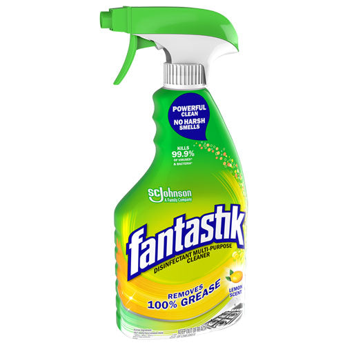 Image of Fantastik® 366094 Disinfectant Multi-Purpose Cleaner Lemon Scent, 32 Oz Spray Bottle