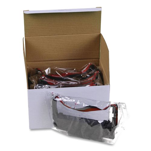 Image of Alliance 2451 Cash Register Ribbon, Black/red, 6/box