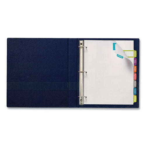 Image of Avery® 14439 Big Tab Printable Large White Label Tab Dividers, 8-Tab, 11 x 8.5, White, 4 Sets