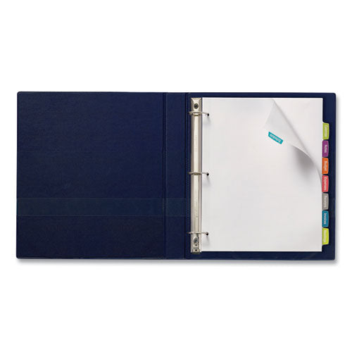 Image of Avery® 14433 Big Tab Printable White Label Tab Dividers, 8-Tab, 11 x 8.5, White, 4 Sets