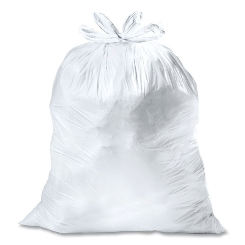 Image of Glad® 15931 Tall Kitchen Quick-Tie Bags, Tie-Flap, 13 gal, 23.75" x 28", White, 200/Box