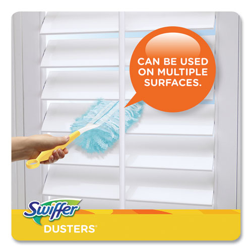 Image of SwifferÂ® Dusters Refill, Dust Lock Fiber, Lavender Scent, Light Blue, 18/box