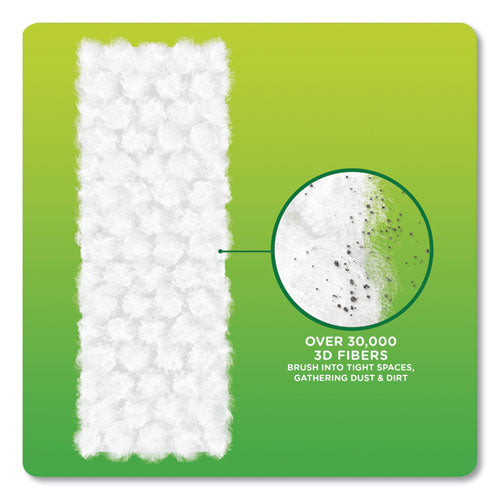 Image of Swiffer® 77198 Heavy-Duty Dry Refill Cloths, 11 x 8.5, White, 32/Pack