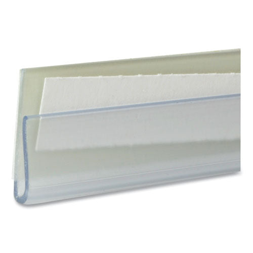 Image of C-Line® 87447 Shelf Labeling Strips, Side Load, 4 x 0.78, Clear, 10/Pack