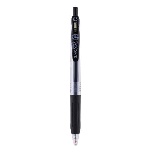 Image of Zebra® 47220 Sarasa Clip Gel Pen, Retractable, Fine 0.5 Mm, Assorted Ink And Barrel Colors, 20/pack