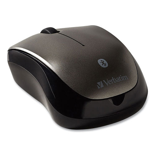 Image of Verbatim® 98590 Bluetooth Wireless Tablet Multi-Trac Blue Led Mouse, 2.4 Ghz Frequency/30 Ft Wireless Range, Left/right Hand Use, Graphite