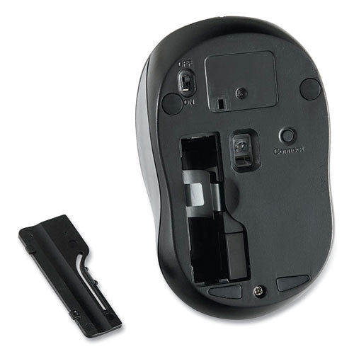 Image of Verbatim® 99769 Silent Wireless Blue Led Mouse, 2.4 Ghz Frequency/32.8 Ft Wireless Range, Left/right Hand Use, Graphite