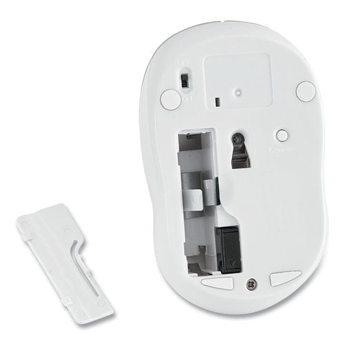 Image of Verbatim® 99777 Silent Wireless Blue Led Mouse, 2.4 Ghz Frequency/32.8 Ft Wireless Range, Left/right Hand Use, Silver