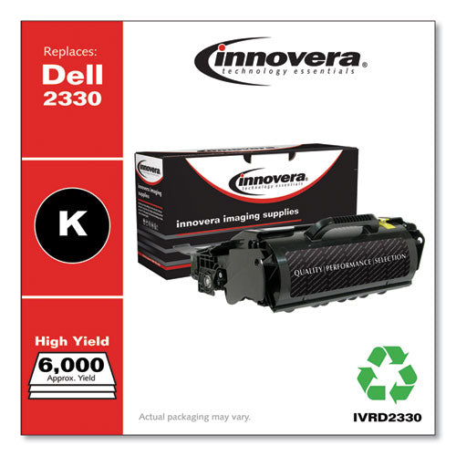Image of Innovera® IVRD2330 Remanufactured Black High-Yield Toner, Replacement for 330-2666, 6,000 Page-Yield