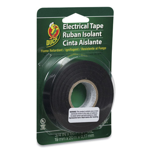 Image of Duck® 551117 Pro Electrical Tape, 1" Core, 0.75" X 66 Ft, Black