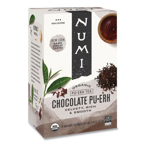 Image of Numi® 10360 Organic Tea, Chocolate Puerh, 16/box