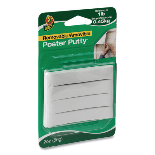 Image of Duck® 285387 Poster Putty, Pliable And Reusable, 2 Oz