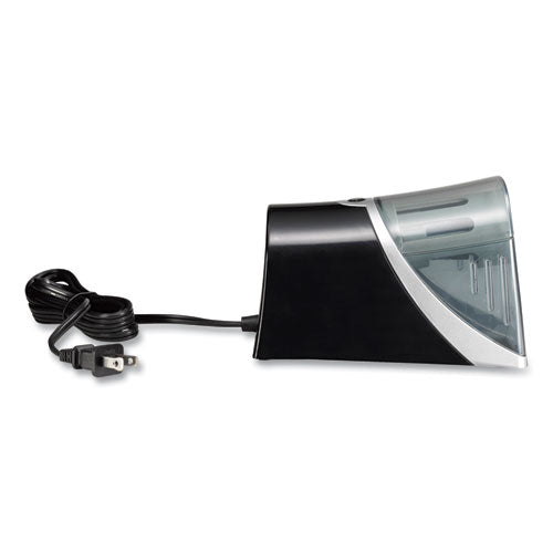 Image of Westcott® 15510 Ipoint Evolution Axis Pencil Sharpener, Ac-Powered, 4.25 X 7 X 4.75, Black/silver