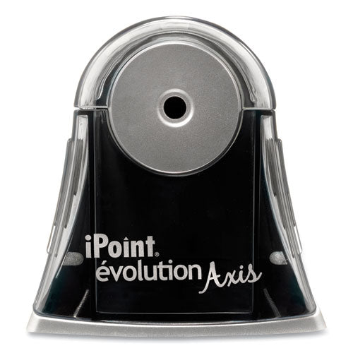 Image of Westcott® 15510 Ipoint Evolution Axis Pencil Sharpener, Ac-Powered, 4.25 X 7 X 4.75, Black/silver