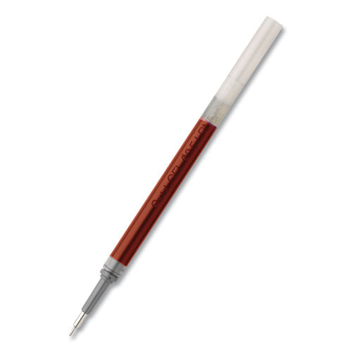 Image of Pentel® PENLRN5B Refill For Pentel Energel Retractable Liquid Gel Pens, Fine Needle Tip, Red Ink