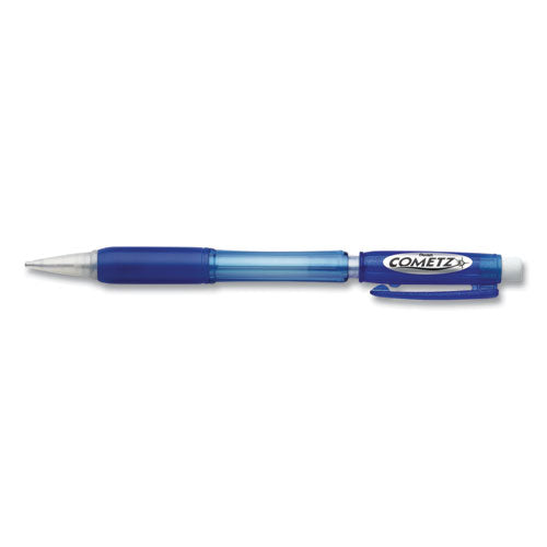 Image of Pentel® AX119C Cometz Mechanical Pencil, 0.9 mm, HB (#2), Black Lead, Blue Barrel, Dozen