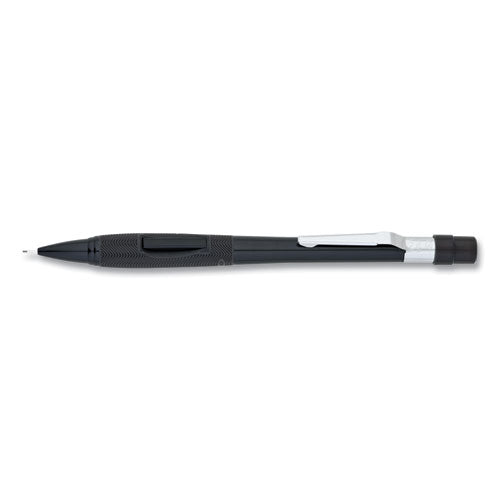 Image of PentelÂ® Quicker Clicker Mechanical Pencil, 0.5 mm, HB (#2), Black Lead, Black Barrel