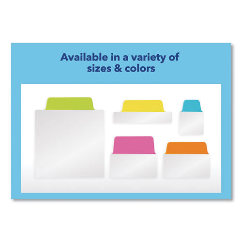 Image of Avery® 74753 Ultra Tabs Repositionable Tabs, Standard: 2" x 1.5", 1/5-Cut, Assorted Neon Colors, 24/Pack
