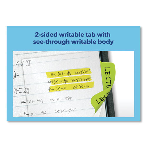 Image of Avery® 74753 Ultra Tabs Repositionable Tabs, Standard: 2" x 1.5", 1/5-Cut, Assorted Neon Colors, 24/Pack