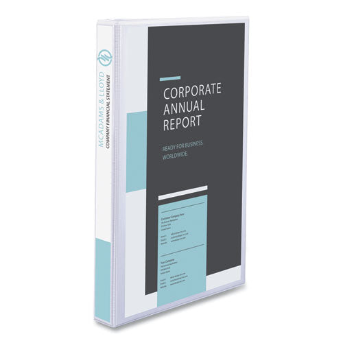 Image of Avery® 16500 Legal Durable View Binder With Round Rings, 3 Rings, 1" Capacity, 14 X 8.5, White