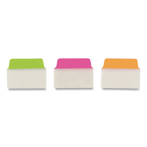 Image of Avery® 74753 Ultra Tabs Repositionable Tabs, Standard: 2" x 1.5", 1/5-Cut, Assorted Neon Colors, 24/Pack