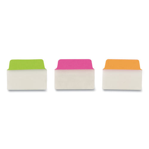 Image of Avery® 74756 Ultra Tabs Repositionable Tabs, Standard: 2" x 1.5", 1/5-Cut, Assorted Neon Colors, 48/Pack