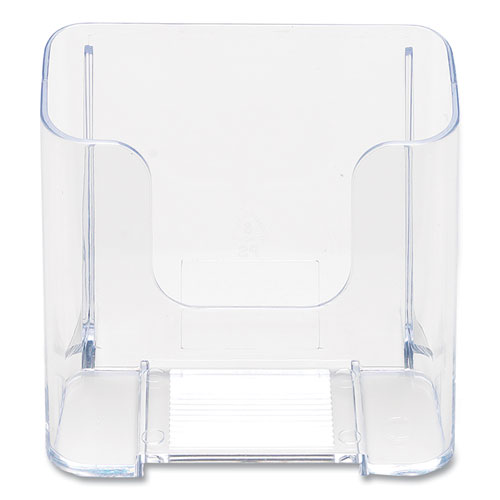 Image of deflecto® 75001 Docuholder For Countertop/wall-Mount, Leaflet Size, 4.37w X 3.25d X 3.87h, Clear