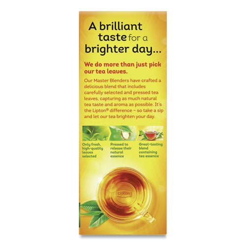 Image of Lipton® TJL00291 Tea Bags, Black, 100/Box