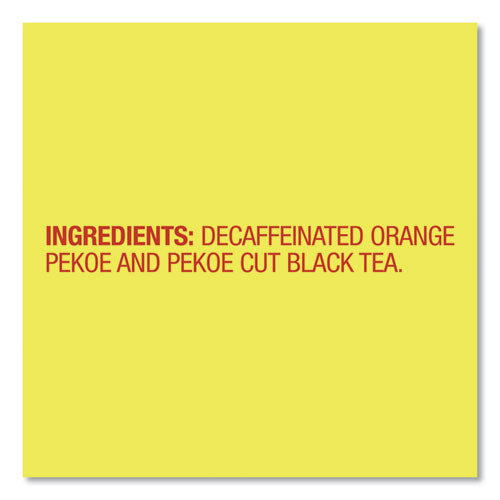 Image of Lipton® TJL00290 Tea Bags, Decaffeinated, 72/box