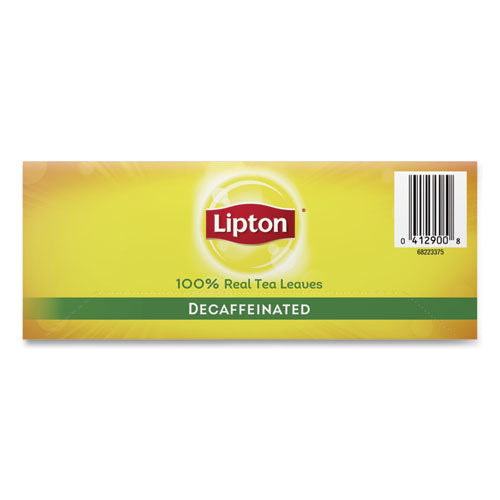 Image of Lipton® TJL00290 Tea Bags, Decaffeinated, 72/box